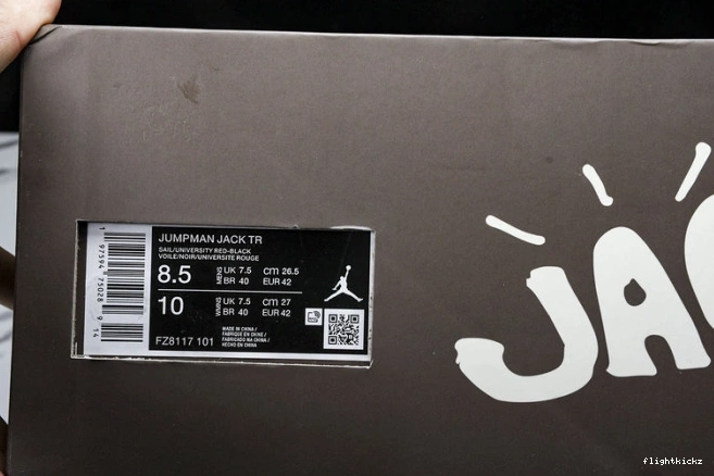University FZ8117-101 Scott Red x Travis Jumpman Jordan Jack TR 0713